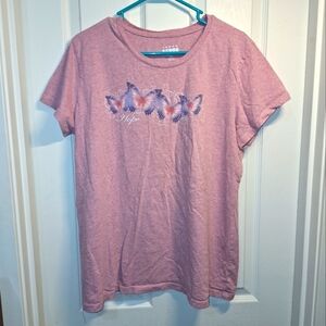 Target Pink Butterfly Graphic Tee